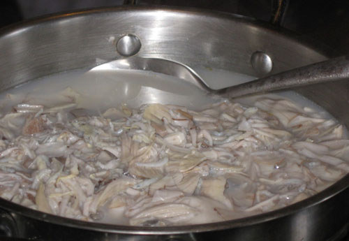 無(wú)骨魚(yú)煮芭蕉蕾
